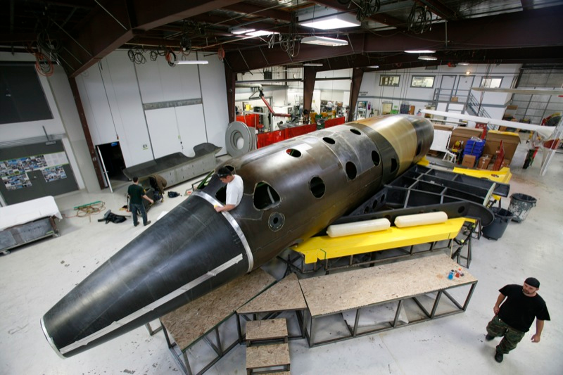 Illustration for article titled Virgin Galactic Unveils Spaceships That'll Take Passengers Up in 2009